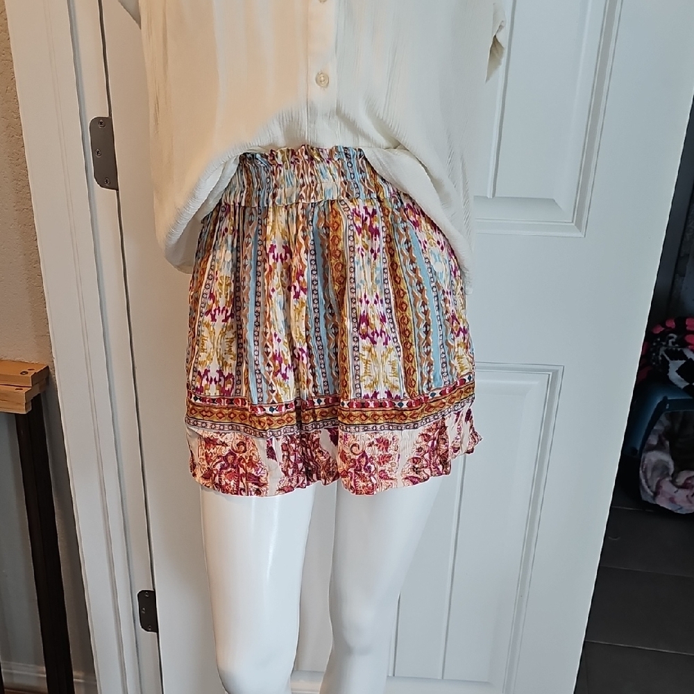 Floral Multicolor Women's Skirt